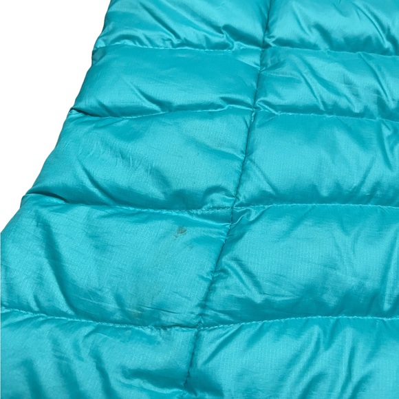 Patagonia Girls Down Sweater Puffy Vest Teal Purple Size Large (12) - Picture 12 of 15